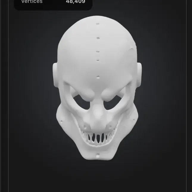 Scary mask Halloween