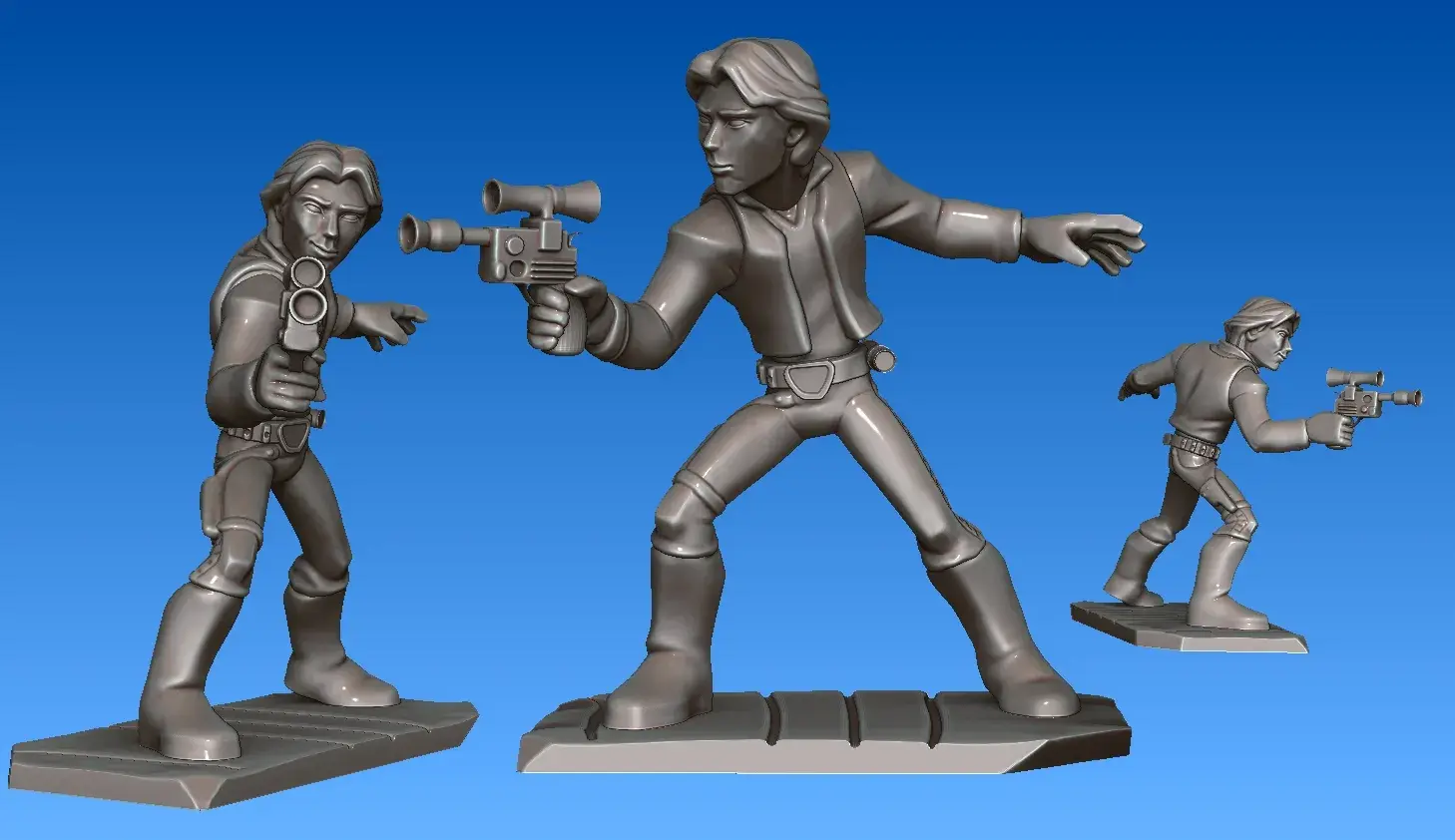 FAN ART GUERRE STELLARI "HAN SOLO"