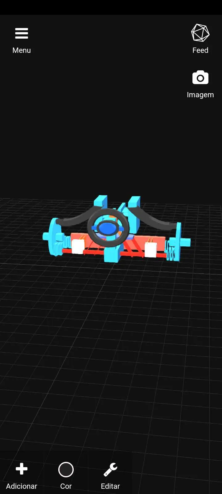 One-piece flexible steering system / sistema de direção flex