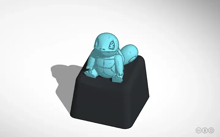 Pokémon Squirtle MX Cherry Keycap