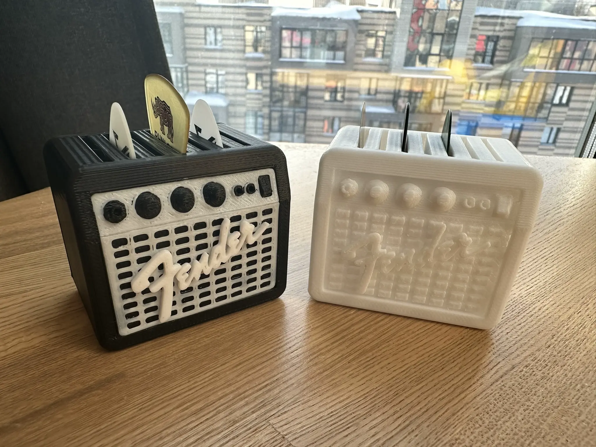 Fender amp guitar pick holder