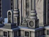 Indian temple with Shiva statues 15 - miniatures warhammer t-3