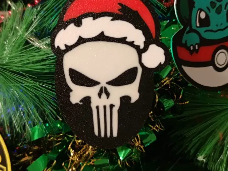 Punisher Christmas Ornament