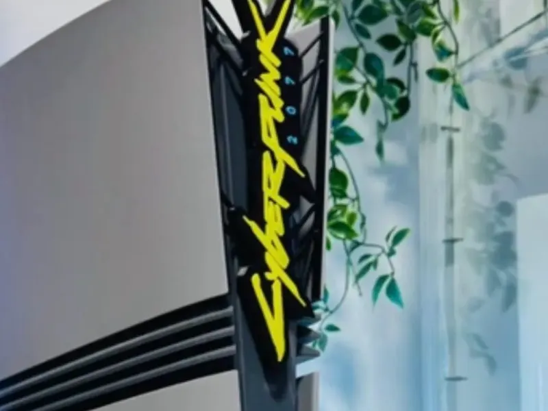 PS5 cyberpunk logo