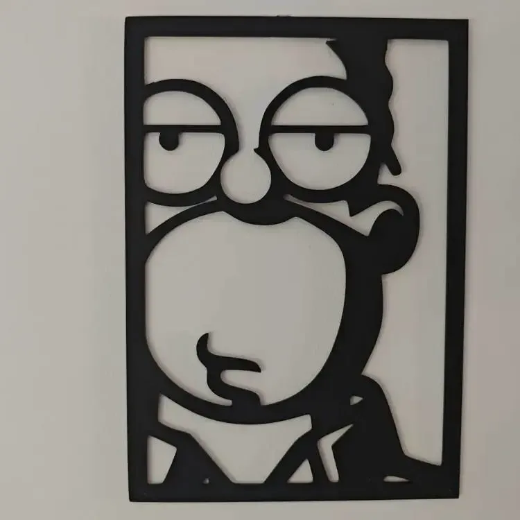 D'Oh! en Silueta – Arte Mural