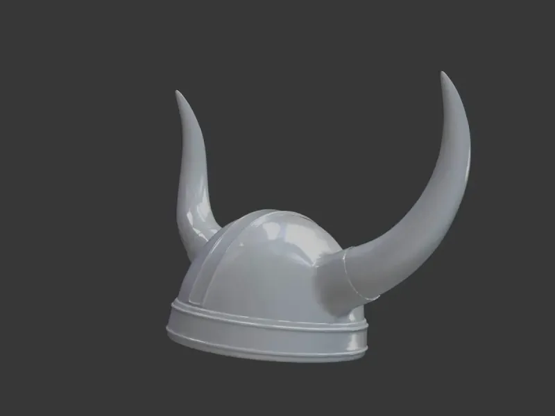 Big Horned Helmet – 3D Printable Viking & Fantasy Warrior