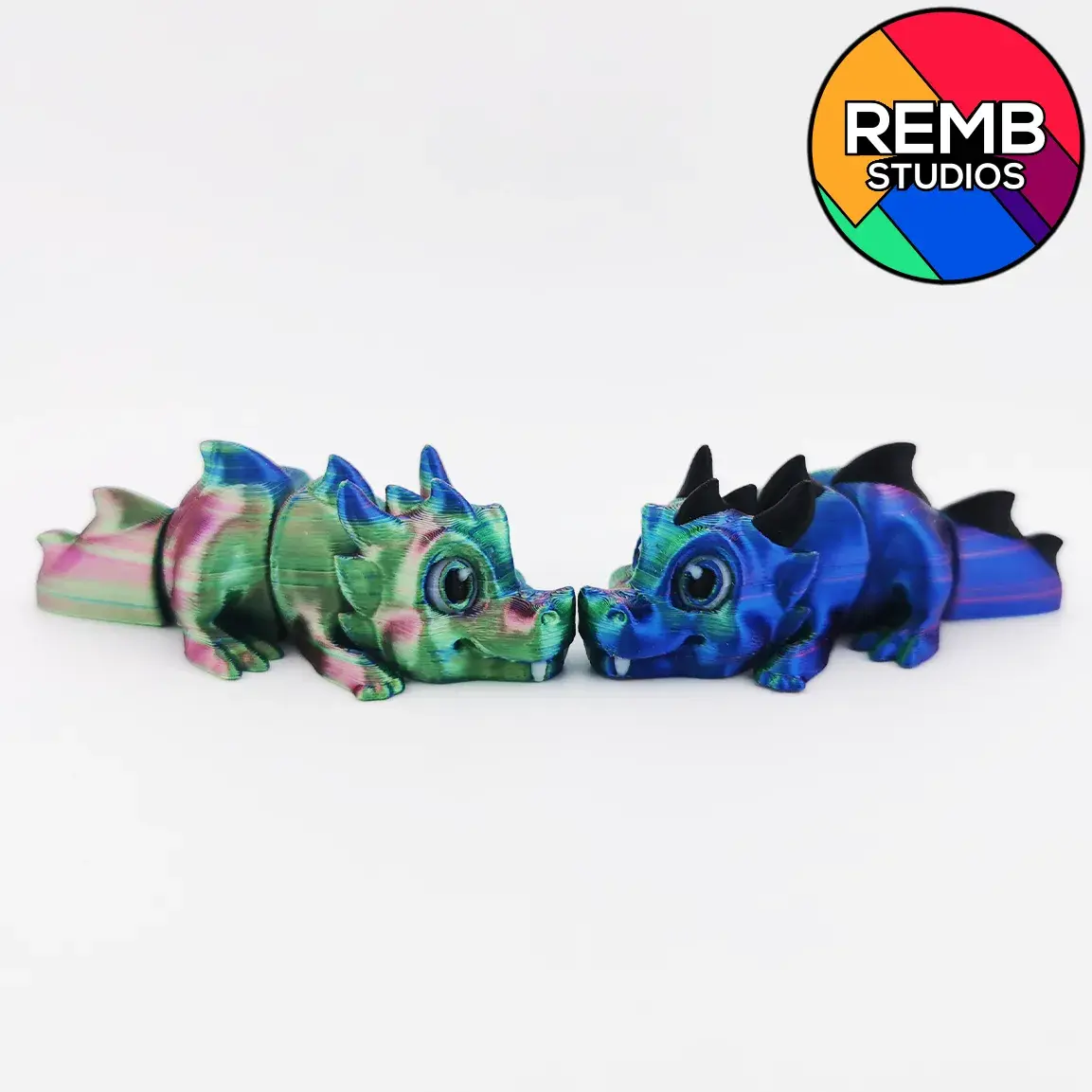 3D Printer Files | 3MF File | Articulated Baby Dragon | Flexi Baby ...