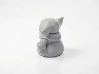 Cute Grogu Figurine Chibi Star Wars 3D Printable