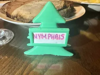 Christmas Tree Place Card Name Table Holder Stand