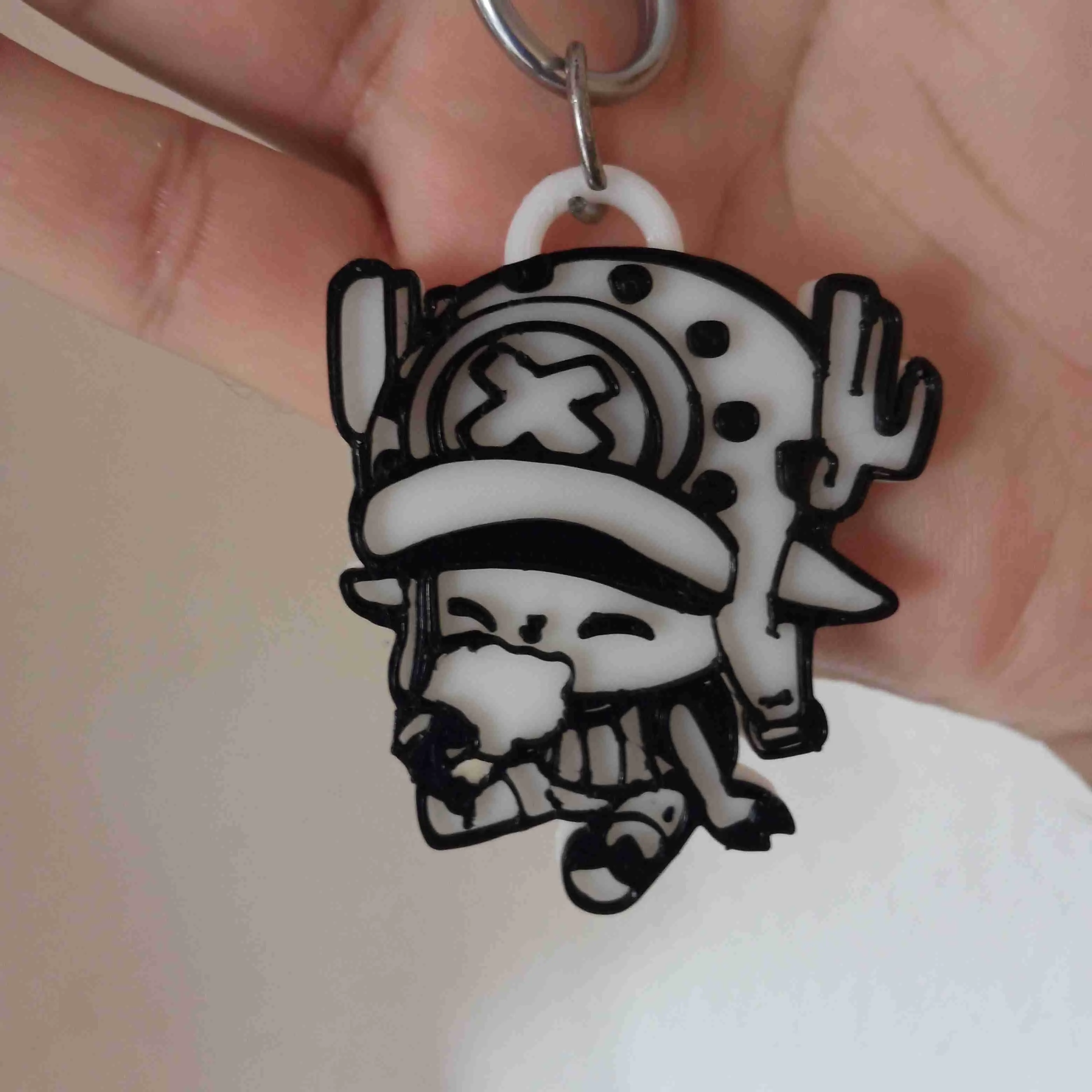 ONE PIECE llavero chopper