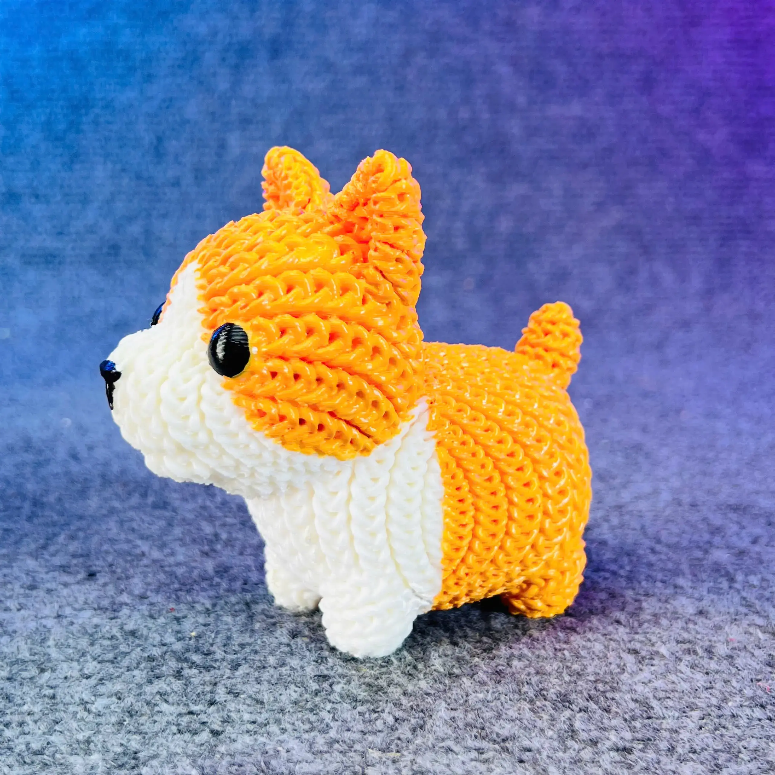 Corgi Dog Crochet - Knitted - Multicolor