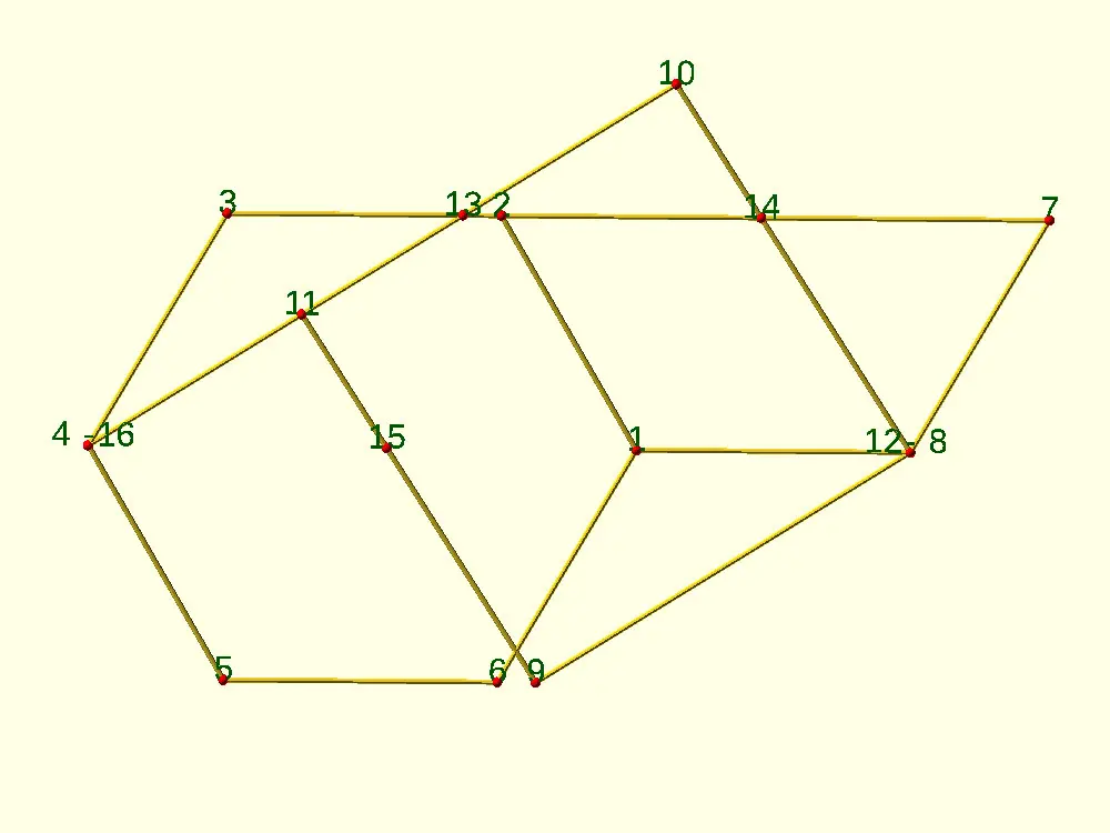  Sechseck in Quadrat Puzzle 