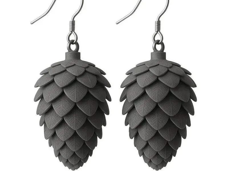 Pinecone Earrings