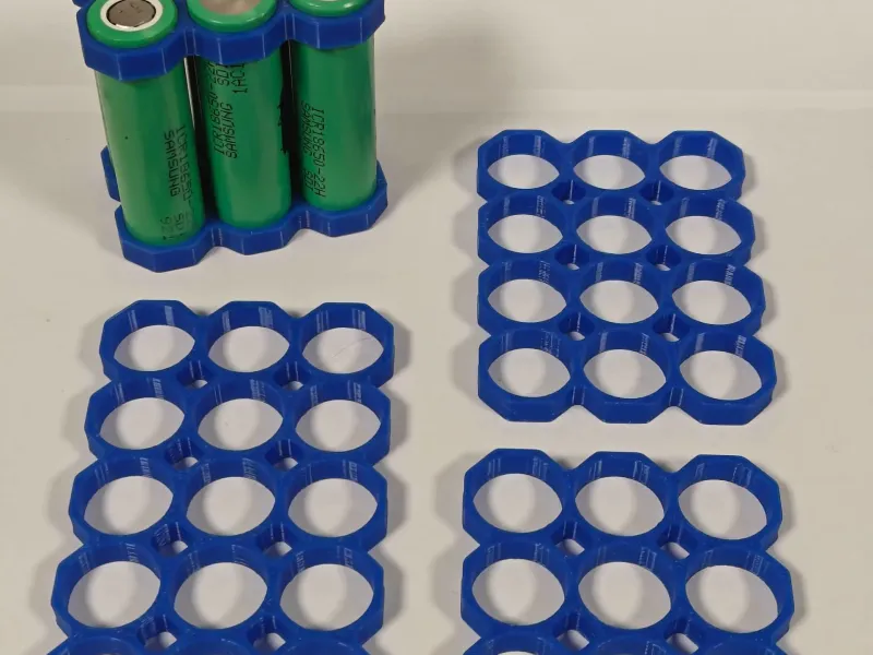 18650 Battery Spacer Grid | Octagonal (6-21 Cells)