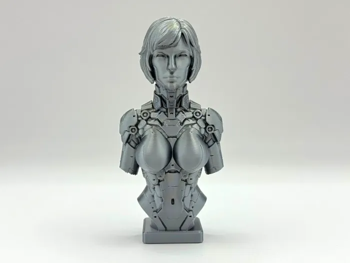 3D Printer Files | 3MF File | Female Cyborg Bust | Creality Cloud