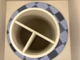 hex‑pattern cylindrical pen holder-1
