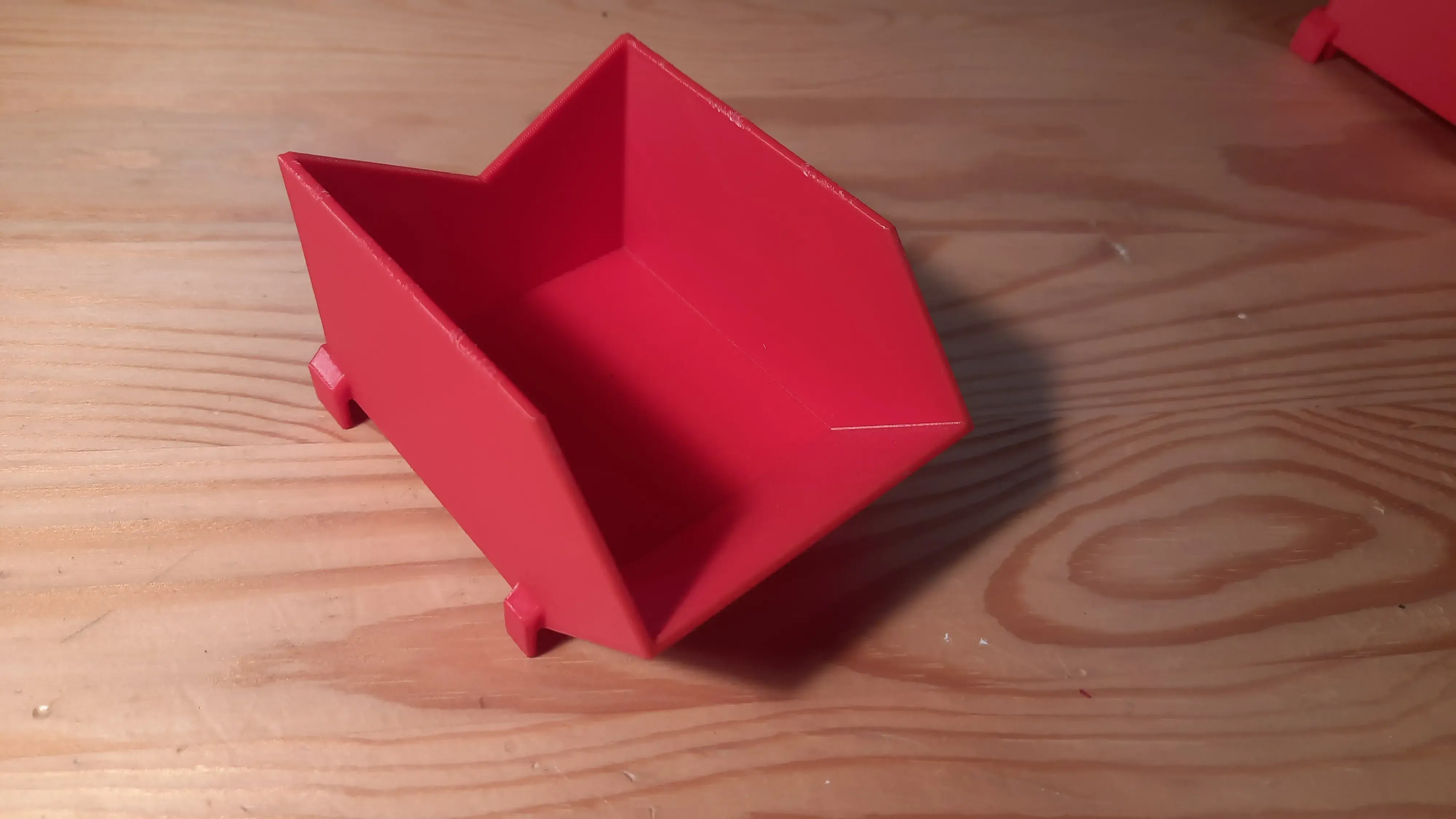 Shelf of modular boxes