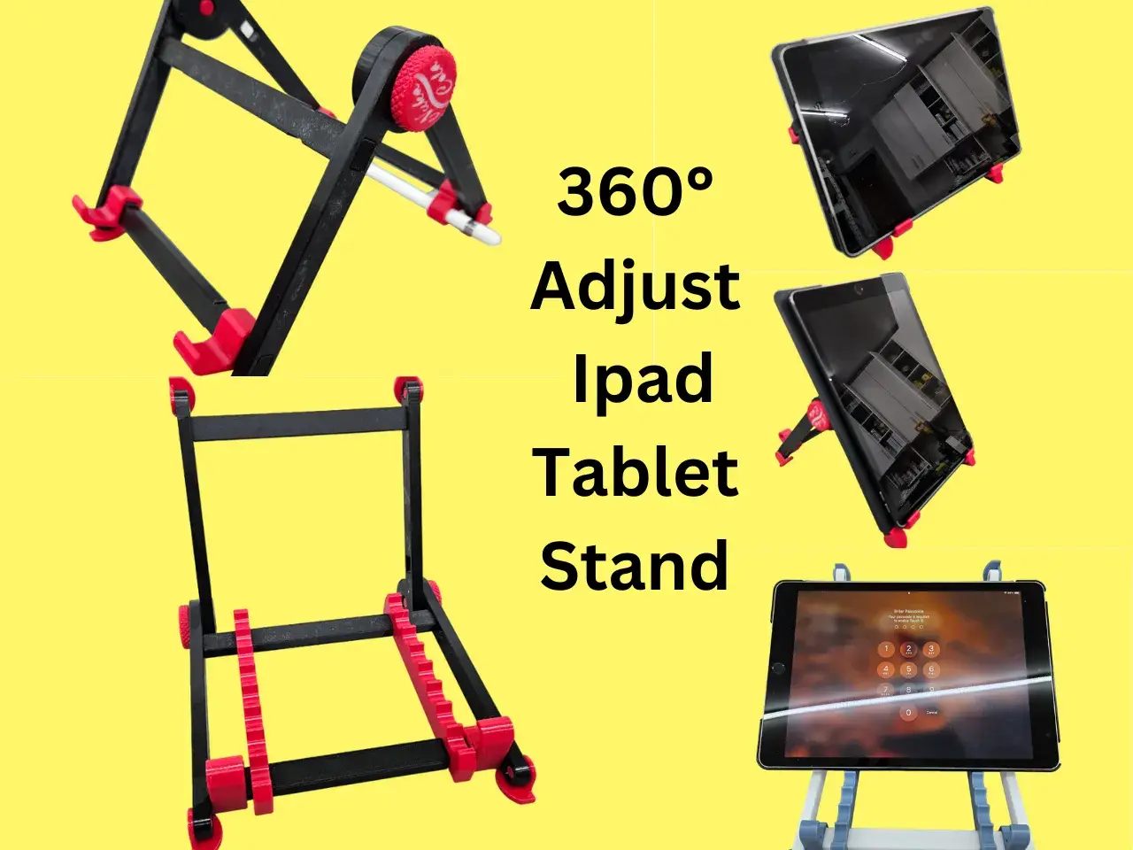 360 Grad verstellbarer Ipad- und Tablet-Halter