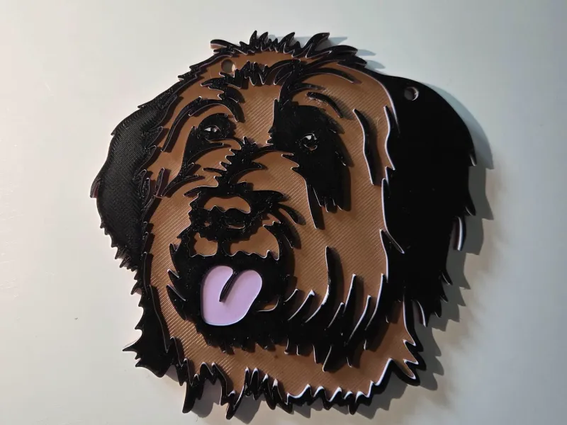Briard Köpek Askısı