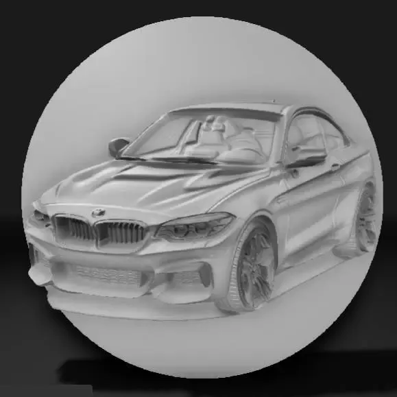BMW car cartoon,