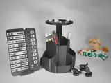 Rotating Pen Holder and Task Planner 旋转笔筒 计划打卡器-8