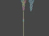 Fantasy Serpent Cosplay Stave-4