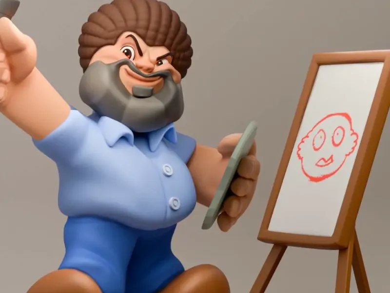 Jack Black As Bob Ross