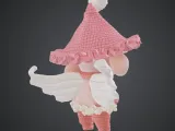 fée rose crochet -1