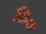 Fastprint Lowpoly Origami Pragmata Hugh and Diana-2