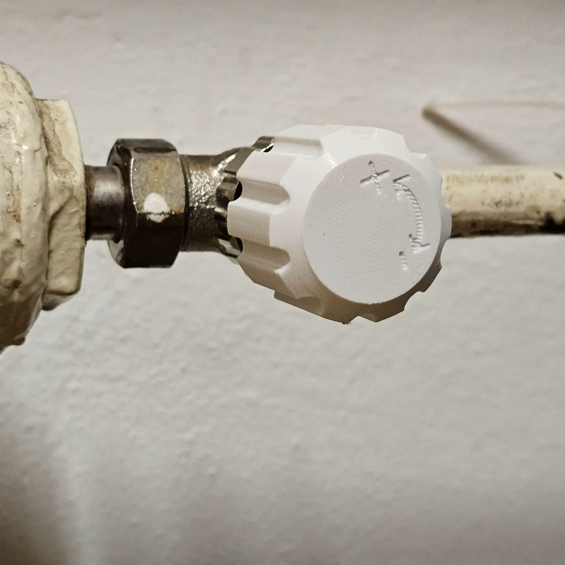 Heimeier valve knob replacement