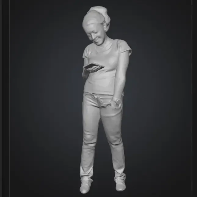 Girl with hand down pants