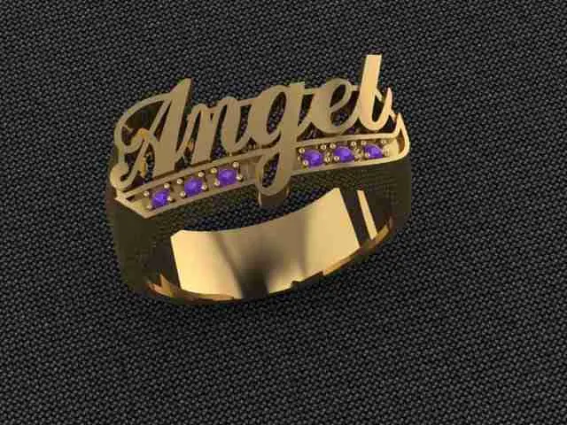Anel com nome de anjo | Download de