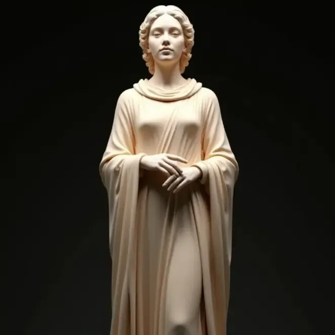 Escultura sacerdotisa 