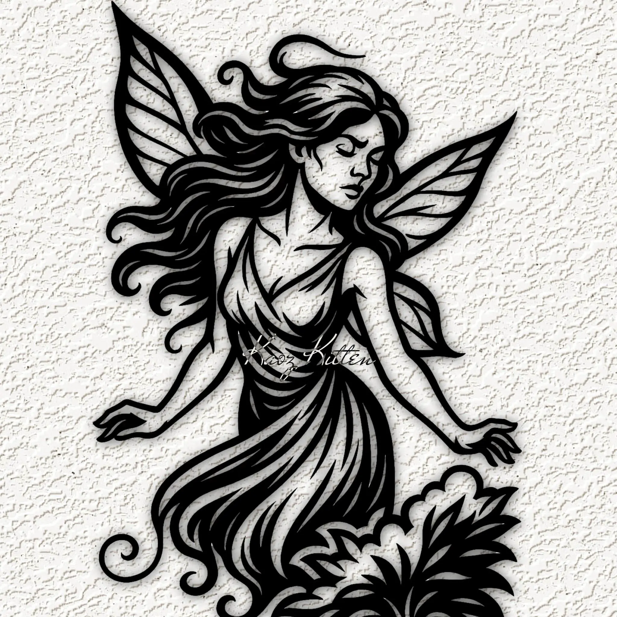wind fairie element fairy wall art home decor