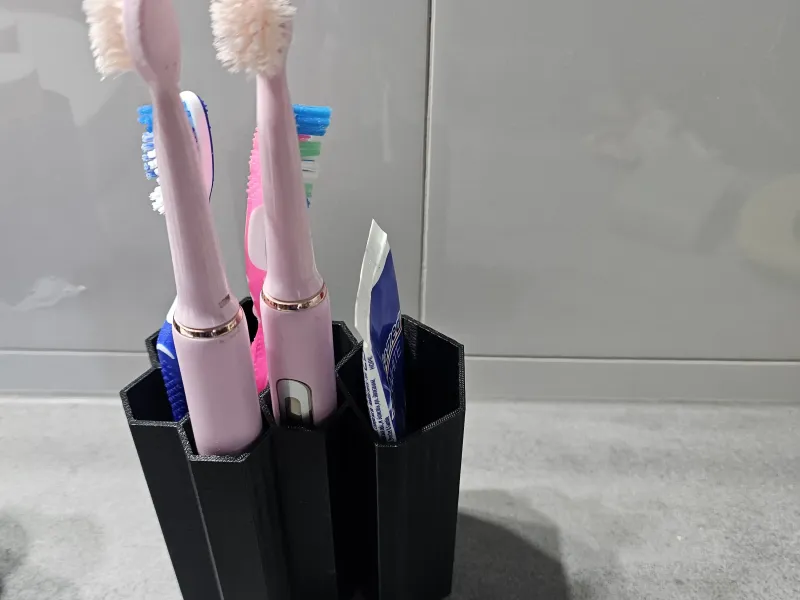 Toothbrush & Toothpaste Bathroom Organizer