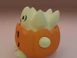 Halloween Pumpkin Togepi Pokemon-1