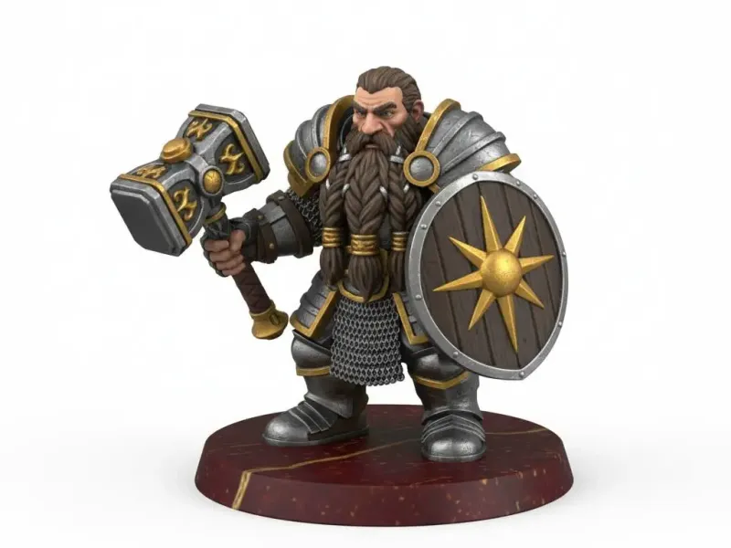 DyD Miniatures Dwarf 002