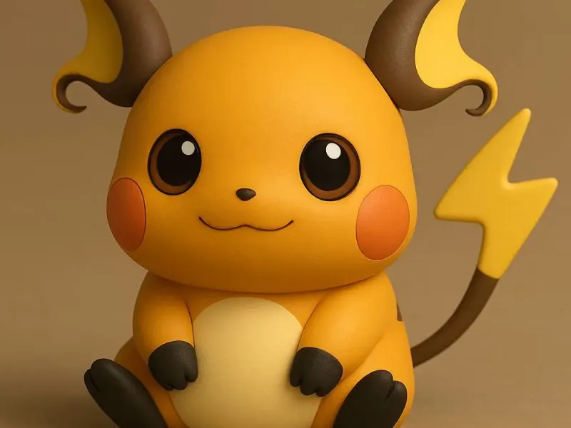Raichu Pokemon Chibi
