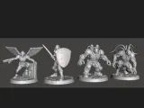 Hunter Armored team RPG Tabletop Necromunda Bundle 2-0