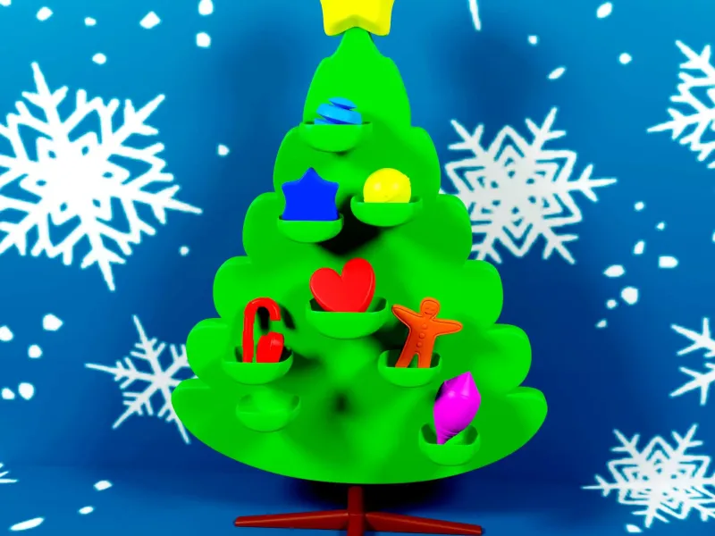 #Mini-brinquedo Árvore de Natal!