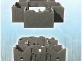 Ruined church at the Alamo Fort (28) - miniatures ACW scener-1