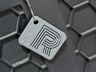 R- keychain