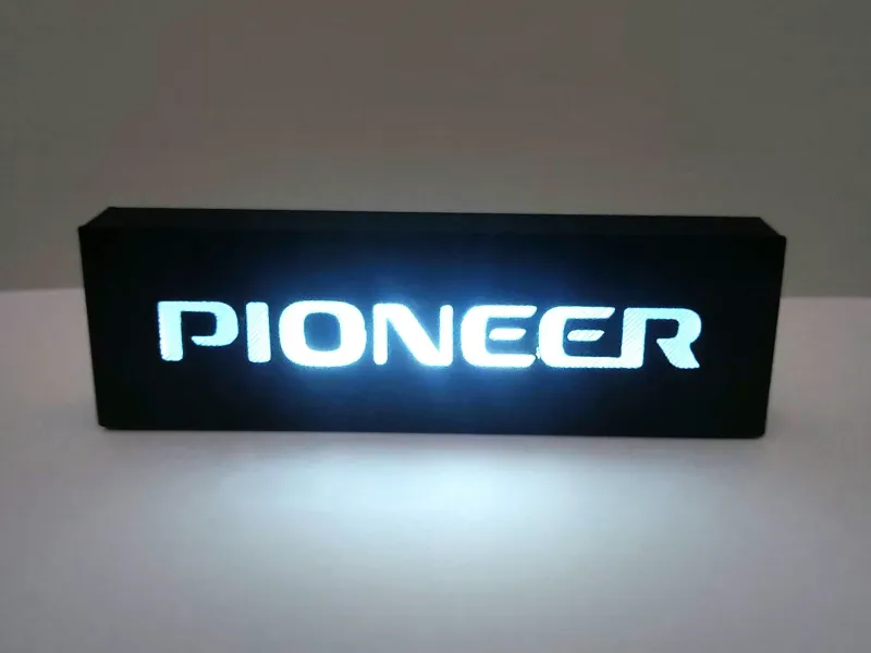 Illuminatore grafico a lampada con logo PIONEER