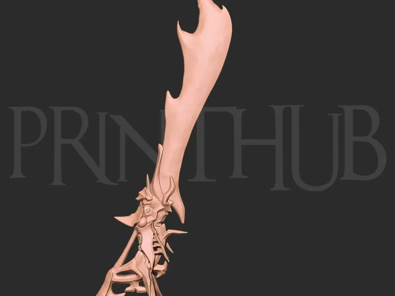 Dragon Buster Sword – Legend of Dragoon Cosplay 3D Model