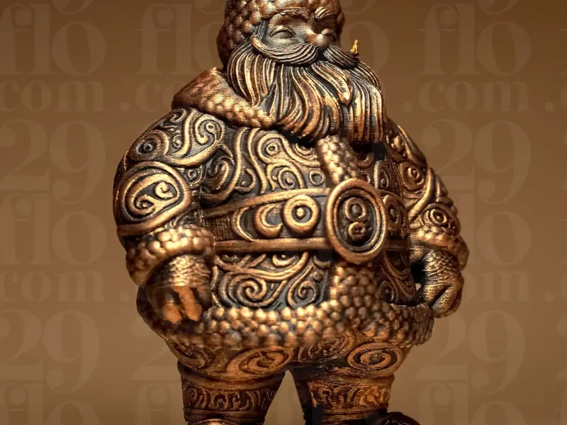 Ornamental Santa Claus Figure