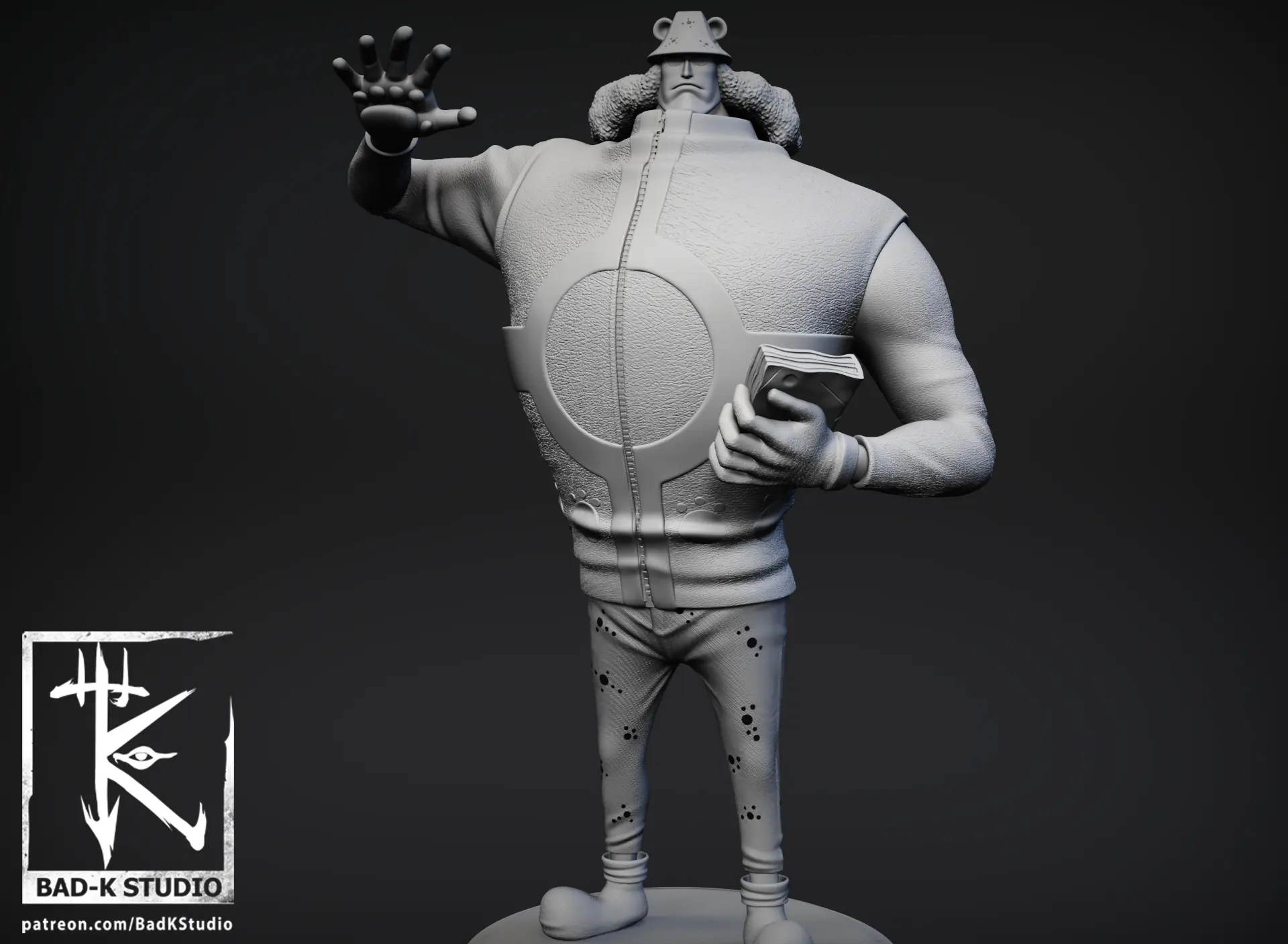 BARTHOLOMEW KUMA ONE PIECE 3D PRINTING MODEL