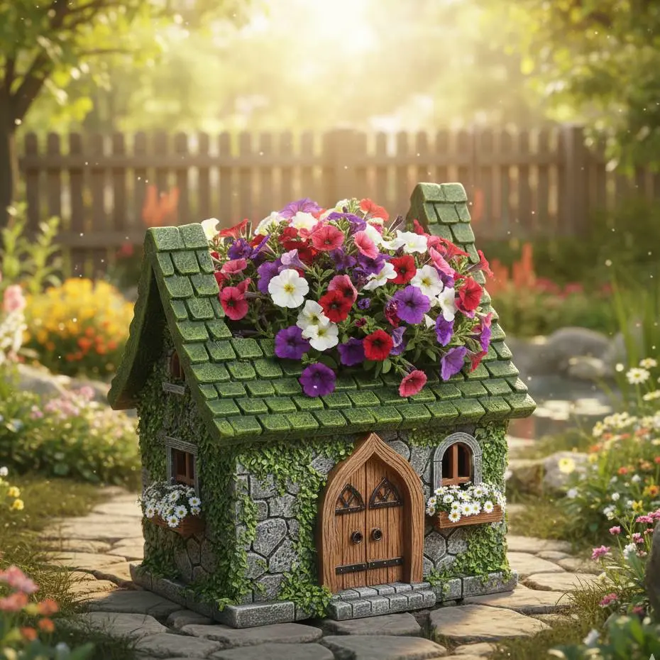 HOUSE MODEL FLOWER POT