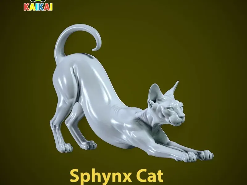 CAT sphynx model - Cat urban vibes - 3D print