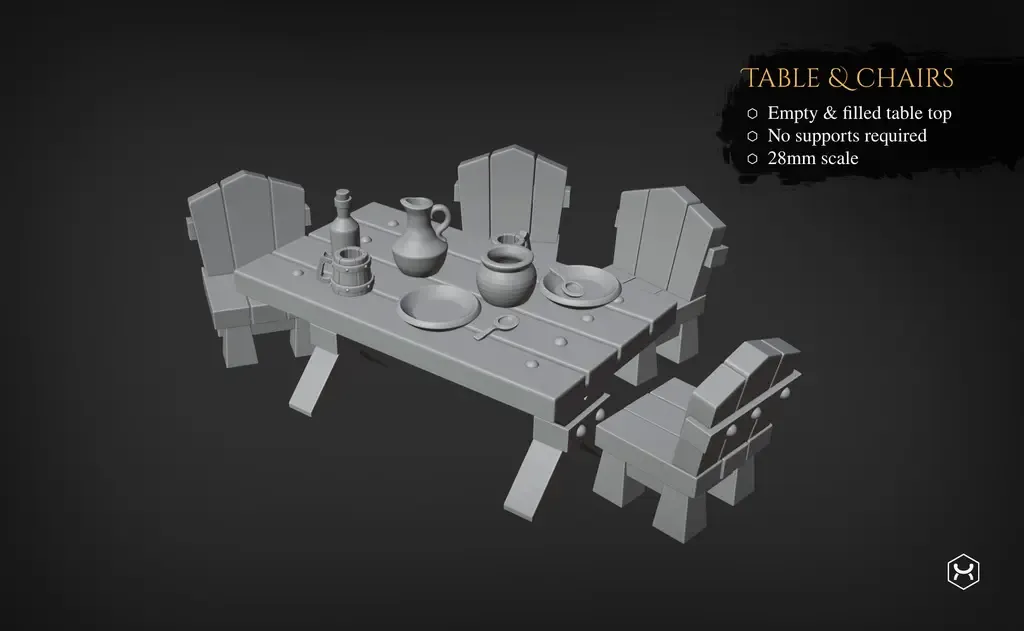 Tavern table set