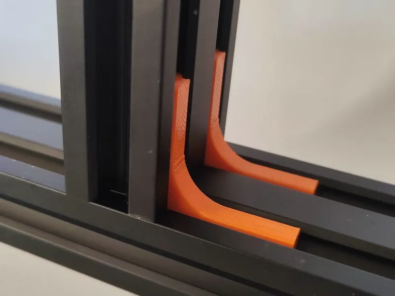 V-Slot 2020 L-Shape Internal Connector (Snap Fit)